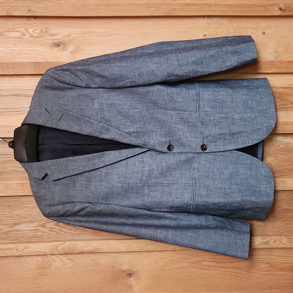NWOT J. Crew Ludlow Suit Jacket Blazer, 36 Short, Gray